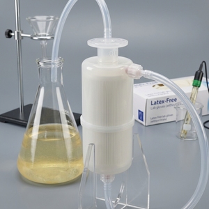 Filtre à capsule PES pour filtration liquide, OEM ODM, fabriqué en Corée, 5 pouces, raccord de tuyau de 0,5 pouce, 0,45 µm, 5 po. Raccord de tuyau de 1/2 pouce (entrée/sortie) - Product Image 2