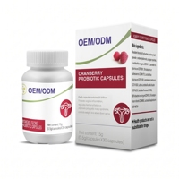 Capsules de Probiotiques à l'Extrait de Canneberge OEM/ODM – Complément de Soin Intime Féminin avec Probiotiques Multi-Souches