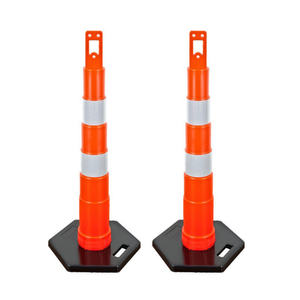 مقبض حلقة محمولة من البلاستيك لوقوف السيارات دليل علامة آخر تشانليزور مخروط حاجز الطريق تحذير سلامة المرور وظيفة محدد - Product Image 5