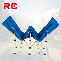Cama de Campaña Plegable Ajustable, Silla Reclinable Portátil para Exteriores con Respaldo Multiángulo, Soporte de 10 Patas y Bolsa de Transporte Incluida
