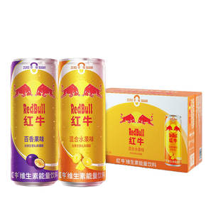 Tori rossi originali in tutto il mondo senza zucchero al gusto di frutta mista bevande energetiche esotiche 325ml - Product Image 2