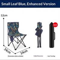 Ensemble table et chaise pliantes pour pique-nique et camping, mobilier d'extérieur portable et pliable en tissu Oxford pour le camping, la randonnée et la pêche