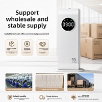 Diffuseur d'arômes intelligent à ultrasons, distributeur automatique d'aromathérapie mural, 90 ml, 1 an, pour hôtels et usage domestique