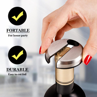 Haute Qualité En Acier Inoxydable Vin Feuille Cutter Outil Bouteille De Vin Feuille Cutter Cou Étiquette Remover Top Joint Cutter