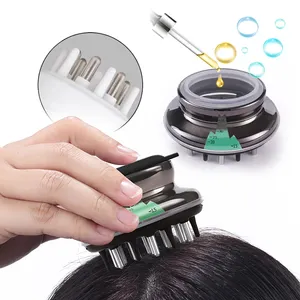 Vẻ đẹp da đầu Massager lược cho tóc tăng trưởng tóc bàn chải chất lỏng bôi