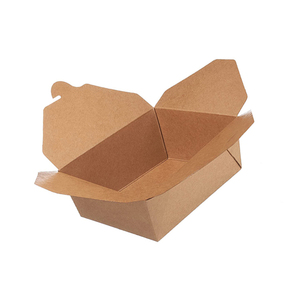 Caja de embalaje de papel recubierto con logotipo personalizado Anti-Oil Fast Food Fried Chicken Fish and Chips - Product Image 2