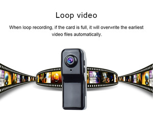 Mini caméscope numérique <span class=keywords><strong>MD80</strong></span>, caméra à vue directe, enregistreur vidéo aérien, caméra d'action DV sans fil 1080P - Product Image 4