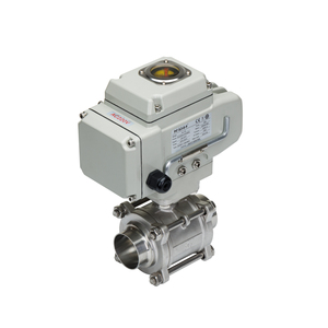 Válvula de Bola Motorizada de 3 Piezas con Control de Rosca, Serie HL, Tiempo de Funcionamiento 30s, Torque 100nm - Product Image 2