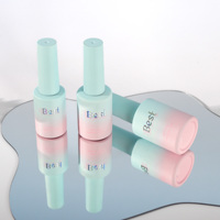Vente en gros d'usine, flacon de vernis à ongles en verre de 8 ml, 12 ml, 15 ml avec pinceau, flacon de vernis gel de style luxueux, flacon en verre rond pour gel UV