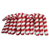 Canne à sucre géante gonflable de Noël pour publicité, événements et fêtes - Matériel PVC/Oxford, couleur et logo personnalisables