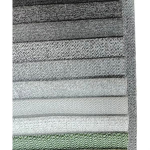 Fabricantes de China Tela de muebles de alta calidad personalizada 305gsm Tejido Jacquard Lino Look Tela de poliéster para tapicería - Product Image 2