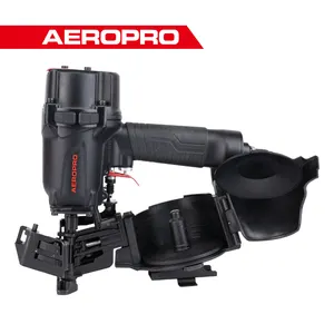 AEROPRO CN45RA High Level Air Nailer Coil Roofing Nailer Gun Air Tacker Roofing Tools Nailer Supplier For Roofing Working