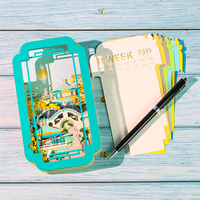 Nouvelle arrivée printemps chinois traditionnel jardin bloc de construction Notes 105 papier découpé au Laser artisanat 3D calendrier papier Cube pour la décoration
