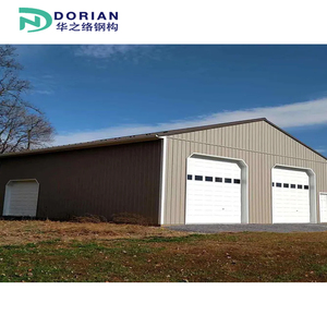 Prefab Cấu trúc thép nặng kim loại cực nhà để xe showroom tòa nhà Bộ dụng cụ - Product Image 2