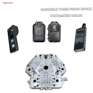 Tùy chỉnh hai màu ép phun sản phẩm nhựa PC đúc các bộ phận nhựa Trường hợp với chèn kim loại - Product Image 1