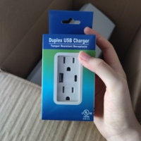 Prise murale USB de type C homologuée UL, prise murale USB de type A, chargeur USB mural homologué UL
