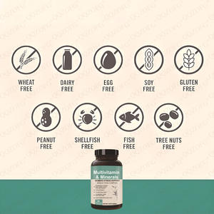 Multivitamínico para Mujeres con Apoyo para el Estrés, Alimentos Integrales Orgánicos, Minerales Naturales, Complejo B, Inmunidad, Suplemento para Cabello, Piel y Uñas - Product Image 5