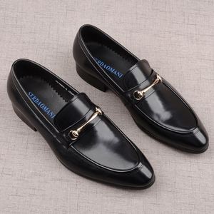 <b>Men's</b> Formal <b>Dress</b> Shoes in Italian Style Leather Shoes with Laces Handmade Thick Soles Business Shoes for <b>Men</b> - Product Image 2