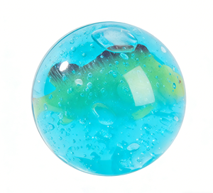 Spherical Jar Ocean Series Crystal <b>Slime</b> with Marine Animal Accessories (Single Jar) - Product Image 4