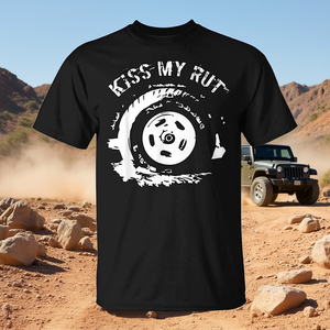 T-shirt 4WD Offroad a maniche corte, girocollo unisex, stampa serigrafica, umoristica per adulti - Product Image 3