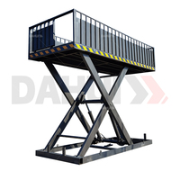 Table élévatrice à ciseaux hydraulique fixe pour le levage de marchandises, 3T, électrique, en acier, 2500x2000mm, pour atelier