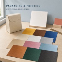 Papier spécial nacré plat haut de gamme multicolore pour invitations de mariage, étiquettes suspendues, emballages cadeaux et travaux manuels