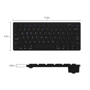 Ultra Slim Keyboard German Computer French Spanish Keyboards <b>PC</b> Bluetooth Wireless Keyboard for Microsoft - Product Image 2