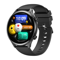 Reloj inteligente barato resistente al agua AMOLED 1,75 "Pantalla grande NFC BT llamada Pago código juegos ritmo cardíaco moda relojes inteligentes 2025