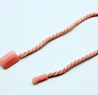 Logo de nom de vêtement personnalisé Swing Hang Price Tag cordon coloré en nylon et silicone Hang Tag chaîne pour chaussures