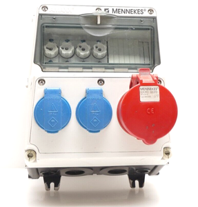 PLC <strong>Mennekes</strong> 920010 <strong>Socket</strong> <strong>Combination</strong> IP44 125A Warranty Product - Product Image 1