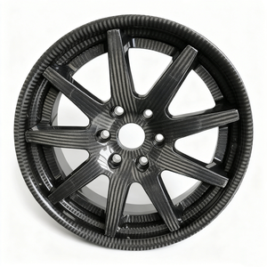 Rines de Fibra de Carbono Personalizados para Autos de Pasajeros de 18 19 20 21 22 23 Pulgadas 5X114.3 5X120 5x112 mm, Rines Completos de Fibra de Carbono - Product Image 1
