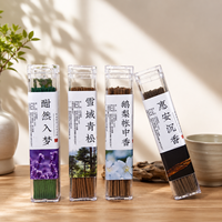 Dupa Kayu Cendana Herbal Bunga Mawar Asap Rendah Tidak Beracun untuk Yoga Zen Meditasi Relaksasi Aroma Rumah Harum Musim Gugur