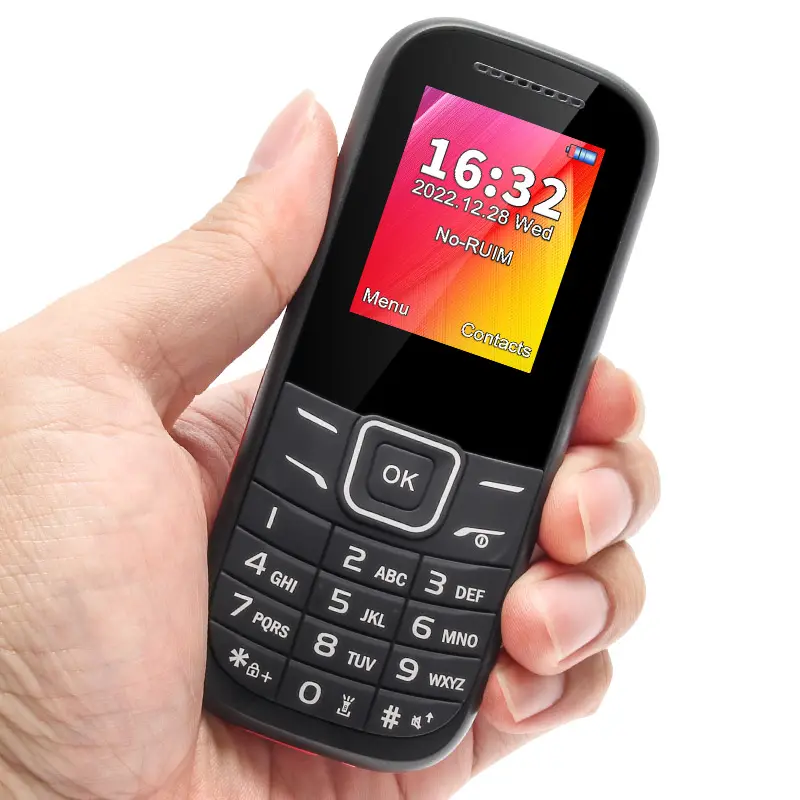 C1200 1.8 इंच स्क्रीन एकल सिम कीपैड सीडीएमए 800MHz मोबाइल फीचर फोन कम कीमत