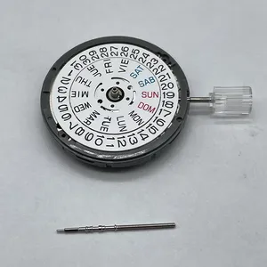 Reloj Japonés de Latón NH36A con Fecha a las 3:00, Corona a las 3.0/3.8 Horas, Movimiento 4R36A, Disco Negro/Blanco, Ligero, Modificado en Inglés/Español - Product Image 6