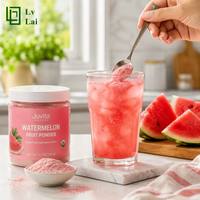 Voedingsmiddelkwaliteit, hoge zuiverheid, grote voorraad watermeloen fruitsap poeder, watermeloen fruitpoeder, volledig wateroplosbaar