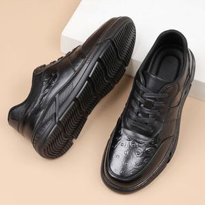 New Spring Men's Lightweight PU Upper Dress Loafers <b>Slip</b>-<b>On</b> Ostrich Print Design Office & Career Shoes - Product Image 5