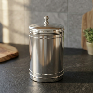Conteneur en laiton plaqué argent - Product Image 4