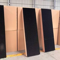 Panneau de refroidissement par évaporation en papier kraft alvéolé pour étable à moutons, refroidissement sûr pour la production de laine - En promotion