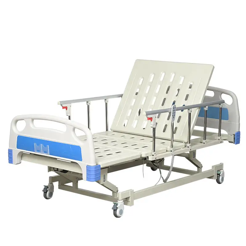 Cama de hospital médica para pacientes com 3 funções elétrica super baixa por atacado para hospital e casa