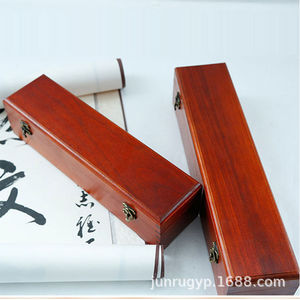 Caja de Caligrafía de Madera Estilo Chino, Rectangular, Hecha a Mano, para Regalo, Embalaje Artesanal, Tamaño Personalizable - Product Image 1
