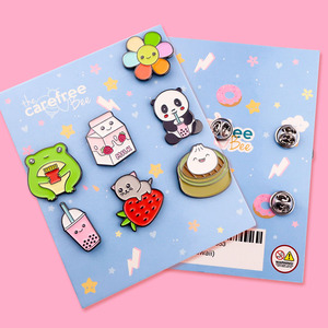 Nhà Máy Không Có Tối Thiểu Thiết Kế Logo Giá Rẻ Phim Hoạt Hình Phim Hoạt Hình Huy Hiệu Lưu Niệm Số Lượng Lớn Tùy Chỉnh Kim Loại Long Lanh Ve Áo Mềm Cứng Men <span class=keywords><strong>Pin</strong></span> - Product Image 5