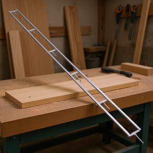 Sistema de rieles de fresado de aluminio de 15 pies, kit de guía de riel ajustable para motosierra, maquinaria horizontal para trabajar la madera - Product Image 2