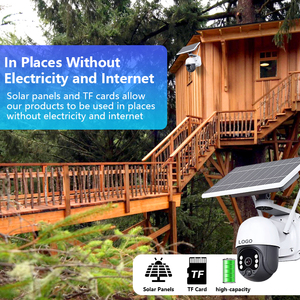 Camera Năng Lượng Mặt Trời Thông Minh ICsee Cho Nhà Ngoài Trời, Camera Giám Sát <span class=keywords><strong>WIFI</strong></span>, Cảnh Báo An Ninh Không Dây, Chạy Bằng Tấm Năng Lượng Mặt Trời 360 PTZ 3MP - Product Image 3