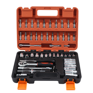 53pcs CR-V 1/4-inch Carbon Steel <strong>Combination</strong> Socket <strong>Wrench</strong> Tool <strong>Set</strong> Hand Operated OEM Customized Hard Case Packaging Box - Product Image 1