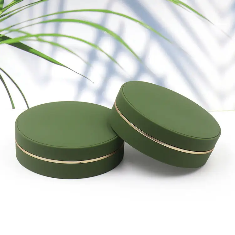 Wholesale Empty 12g Round Bb Air Cushion Powder Case Plastic Custom Foundation Powder Container Compact Case With Puff