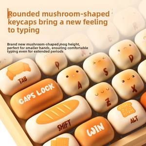 Clavier mécanique OEM trois modes MG108B Bun Wonderland, nouveau, USB Type-C, 108 touches, interrupteurs piano RGB remplaçables à chaud - Product Image 3