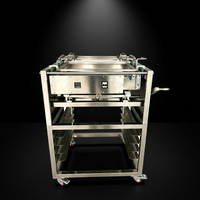 Machine à enrober les beignets au chocolat, petite et populaire pour usage commercial