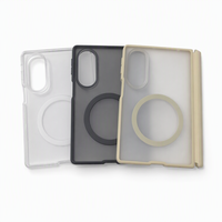 Étui de téléphone pliable en TPU+PC pour Samsung Galaxy Z Fold 8, hybride TPU PC antichoc avec protection de la charnière, découpes précises, finition mate