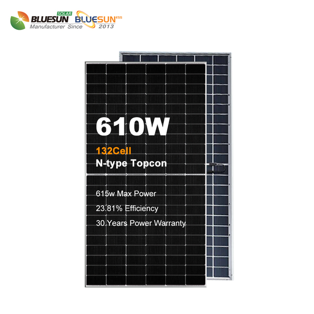 Bluesun Low-cost Solar Panels 610 Watt Solar Panels Manufacturer Flexible Solar Panel Price China