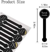 Impression résistante aux UV personnalisée pour l'extérieur étiquette adhésive étanche en PVC durable découpée à l'emporte-pièce autocollant de logo feuille d'étiquettes en vinyle pour les aliments